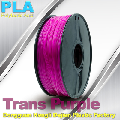 Высокопрочная нить принтера ПЛА 3д Транс пурпурная, Кубифы и ПОДНИМАЮЩИЙ ВВЕРХ материал печатания 3Д