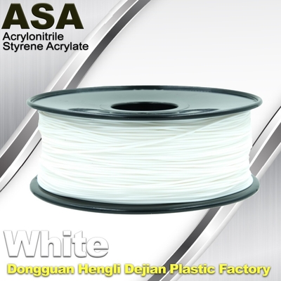 Ультрафиолетовый луч нити принтера АСА 3Д сопротивляется цветам 1,75/3.0мм черным белым
