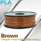 Материалы 1kg/катышка принтера нити 3D PLA Брауна