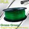 Материалы ПЛА 1.75мм нити принтера 3д зеленого цвета травы биодеградабле