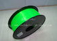 Нить 100% принтера PLA 3d зеленого цвета 3mm Customorized biodegradable
