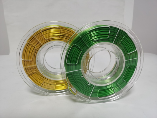 250gSilk Dual Color Trip Color Filament для FDM 3D принтера с планированной нитью