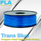 Голубая нить 1.75mm принтера PLA 3d, температура 200°C pla 1kg - 250°C