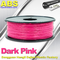 Покрашенная нить 1.75мм/3.0мм принтера АБС 3д, темная розовая нить АБС