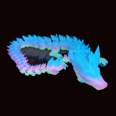 PINRUI Glow Rainbow PLA 1кг 1,75мм радужная белая 3D принтер нитка изменение цвета в темном пластмассе для 3D принтера