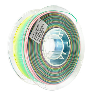 PINRUI 3D принтер Филамент PLA Мат Rainbow 1,75 мм 1 кг Многоцветный подходит для большинства FDM принтеров