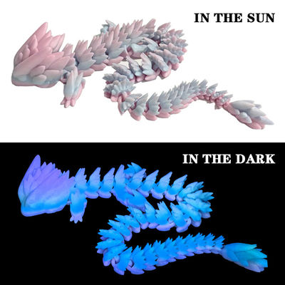 PINRUI Glow Rainbow PLA 1 кг 1,75 мм Изменить цвет в темноте для 3D-принтера
