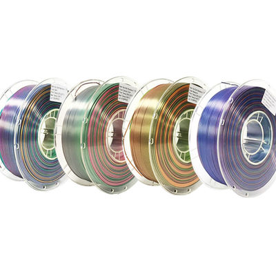 PINRUI Rainbow PLA Silky PLA 1,75 мм 1 кг Многоцветная PLA цветовая градиентная нить для 3D-печати