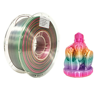 PINRUI Rainbow PLA Silky PLA 1,75 мм 1 кг Многоцветная PLA цветовая градиентная нить для 3D-печати