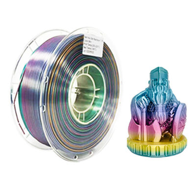 PINRUI Rainbow PLA Silky PLA 1,75 мм 1 кг Многоцветная PLA цветовая градиентная нить для 3D-печати