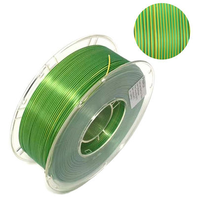 цвет нити 1.75mm PLA шелка нити принтера 3d двойной для печатания принтера 3d