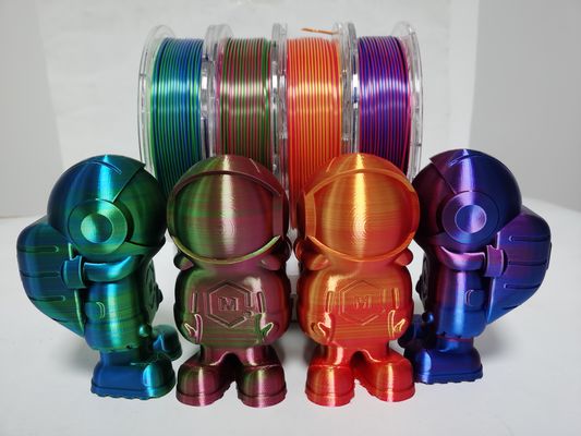 нить шелка, нить pla, 3 цвет, 2 цвет, тройной цвет, нить 3mm/1.75mm принтера 3d