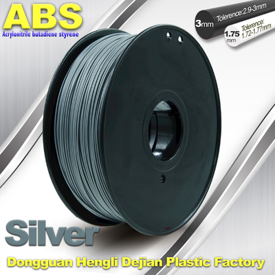 Высокопрочные материалы нити нити 1.75mm принтера ABS 3d серебряные