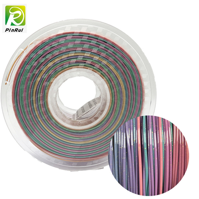 Цвет радуги мерцания искры нити принтера 3D PLA 1.75mm